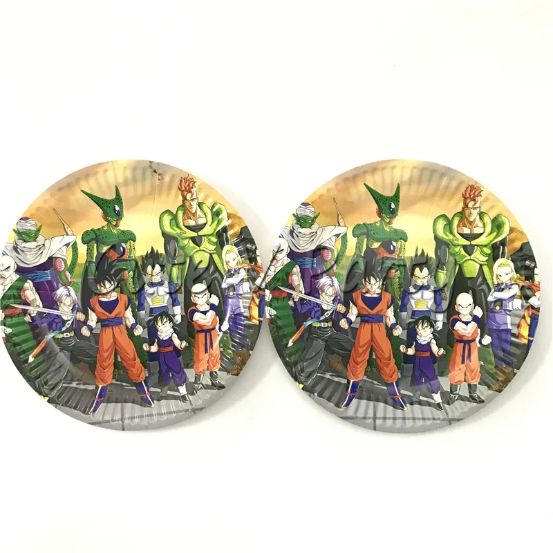 20pcs/lot Dragon Ball Theme Disposable 7inch Round Plate Set Paper Plate Birthday Baby Shower Plate Tableware Supplies
20pcs/lot Dragon Ball Theme Disposable 7inch Round Plate Set Paper Plate Birthday Baby Shower Plate Tableware Supplies