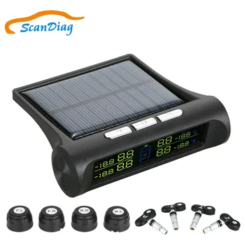 Car Security System TPMS Toool Solar TPMS Car Tire Tyre Pressure Alarm Monitor System Display 4 Internal / External Sensor
Car Security System TPMS Toool Solar TPMS Car Tire Tyre Pressure Alarm Monitor System Display 4 Internal / External Sensor