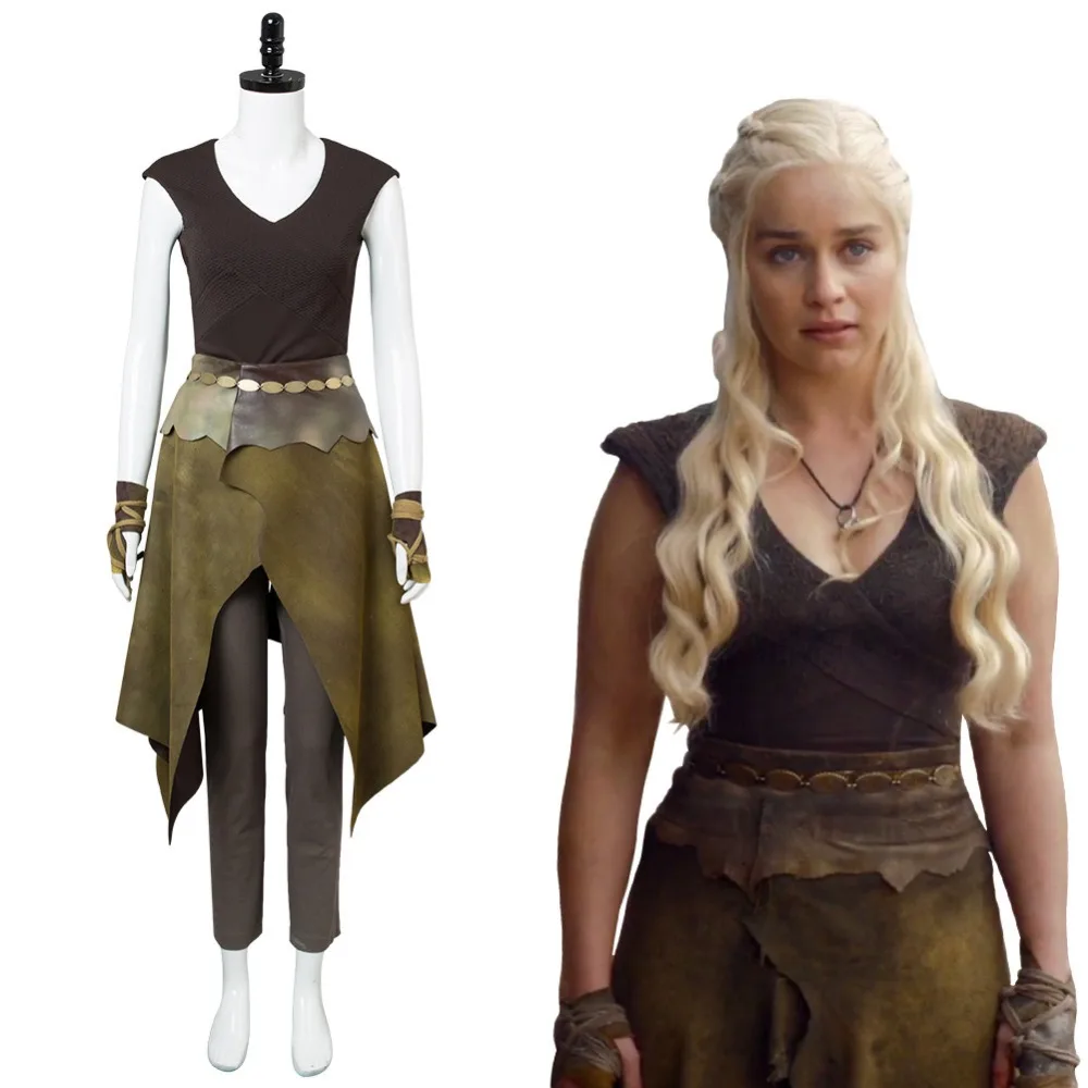 GOT Game of Thrones Season 6 Daenerys Targaryen Dany Indigenous Cosplay Costume
GOT Game of Thrones Season 6 Daenerys Targaryen Dany Indigenous Cosplay Costume