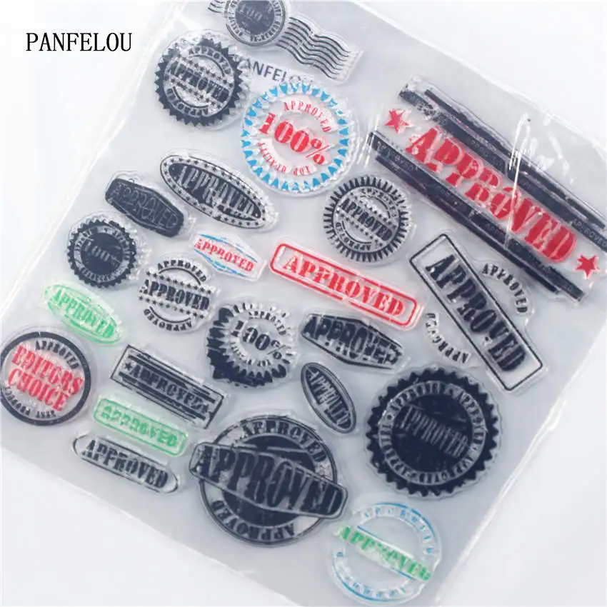 PANFELOU Personality badge Transparent Clear Silicone Stamp/Seal DIY scrapbooking/photo album Decorative clear stamp sheets
PANFELOU Personality badge Transparent Clear Silicone Stamp/Seal DIY scrapbooking/photo album Decorative clear stamp sheets