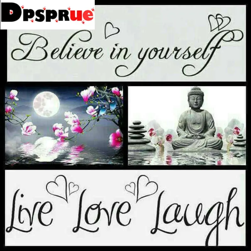 Dpsprue 5D DIY Diamond Painting Full Square/Round Drill "Buddha Statue" Embroidery Cross Stitch Mosaic gift Home Decor Gift D28
Dpsprue 5D DIY Diamond Painting Full Square/Round Drill "Buddha Statue" Embroidery Cross Stitch Mosaic gift Home Decor Gift D28