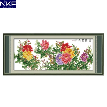 NKF Six-foot Peony Chinese Cross Stitch Kit 11CT 14CT Cross-Stitching Embroidery Cross Crafts Cross Stitch Set for Home Decor
NKF Six-foot Peony Chinese Cross Stitch Kit 11CT 14CT Cross-Stitching Embroidery Cross Crafts Cross Stitch Set for Home Decor