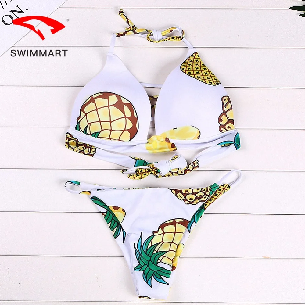 SWIMMART bikini multi-rope hollow pineapple print low-rise bikini two-piece suit swimwear women push up swimsuit swimming suit
SWIMMART bikini multi-rope hollow pineapple print low-rise bikini two-piece suit swimwear women push up swimsuit swimming suit