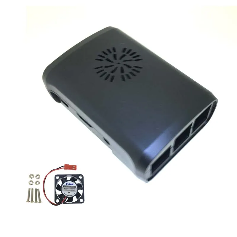 Raspberry Pi 3 ABS Case Plastic Box + Cooling Fan compatible for Raspberry Pi 3 Model B+/3B/2B
Raspberry Pi 3 ABS Case Plastic Box + Cooling Fan compatible for Raspberry Pi 3 Model B+/3B/2B