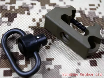 Quick release double side Sling Swivel Adaptor DE Push Button 20mm Picatinny Rail Mount Base Hunting accessories-free shipping
Quick release double side Sling Swivel Adaptor DE Push Button 20mm Picatinny Rail Mount Base Hunting accessories-free shipping