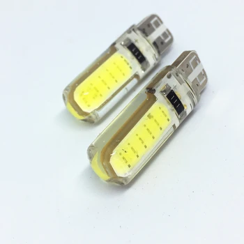 2PCS T10 LED Waterproof Wedge Light 194 2825 W5W COB LED Silica gel Car marker light reading dome Lamp Auto parking bulbs 12V
2PCS T10 LED Waterproof Wedge Light 194 2825 W5W COB LED Silica gel Car marker light reading dome Lamp Auto parking bulbs 12V