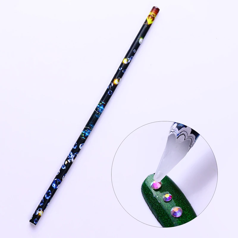 Wax Nail Dotting Pen Rhinestone Studs Picker Pencil Easily Picking Up Wooden Manicure Nail Art Tool
Wax Nail Dotting Pen Rhinestone Studs Picker Pencil Easily Picking Up Wooden Manicure Nail Art Tool