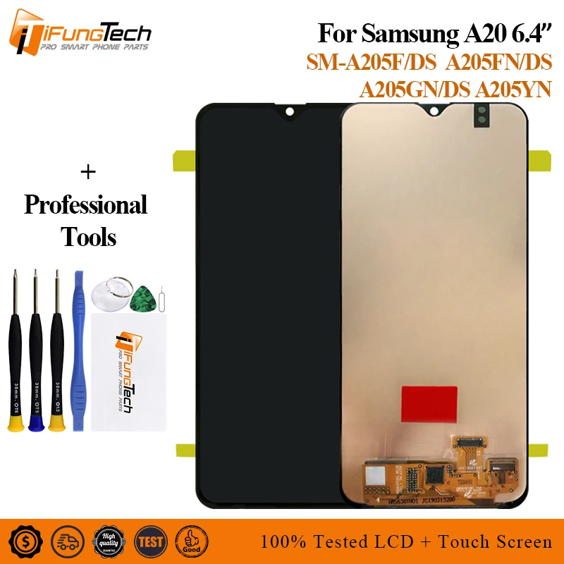 For Samsung galaxy A20 lcd Digitizer A205/DS A205F A205FD A205A Display Touch Screen Digitizer Assembly For Samsung A20 lcd
For Samsung galaxy A20 lcd Digitizer A205/DS A205F A205FD A205A Display Touch Screen Digitizer Assembly For Samsung A20 lcd
