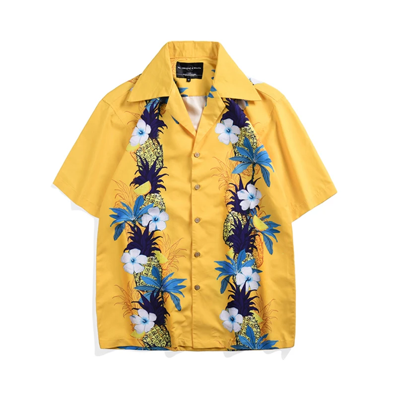 Fashion Funny Hawaiian Shirts for Men Clothes Summer Loose Beach Shirts Pineapple Printing Short Sleeve Aloha Shirts Mens
Fashion Funny Hawaiian Shirts for Men Clothes Summer Loose Beach Shirts Pineapple Printing Short Sleeve Aloha Shirts Mens