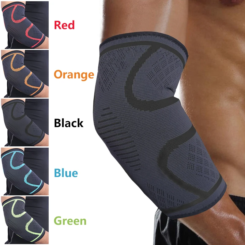 Adult nylon sports elbow pads Lengthen Excreting sweat Breathable sports protector Volleyball basketball Prevention of sprains
Adult nylon sports elbow pads Lengthen Excreting sweat Breathable sports protector Volleyball basketball Prevention of sprains