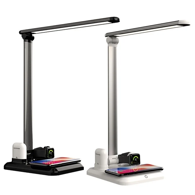 4 IN 1 Table Desk Lamp LED Light USB Charging Station Fast QI Wireless Charger Dock for Apple Watch 3 4 Airpods IPhone XS XR X 8
4 IN 1 Table Desk Lamp LED Light USB Charging Station Fast QI Wireless Charger Dock for Apple Watch 3 4 Airpods IPhone XS XR X 8