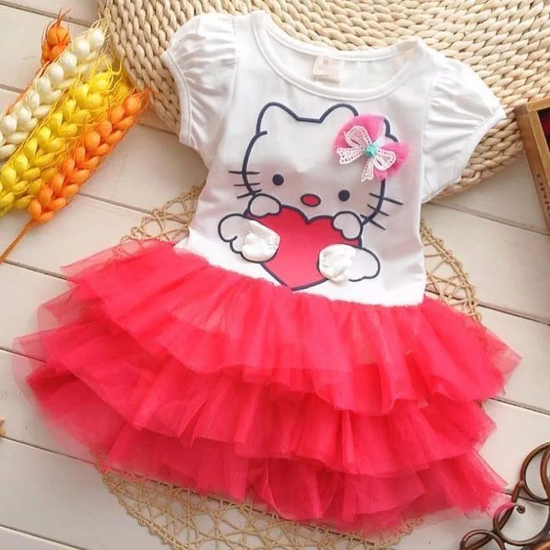 Summer Baby Girls Cartoon Party Dress For Kids Hello Kitty Princess Dresses Toddler Girl Birthday Tutu Dress Children's Clothes
Summer Baby Girls Cartoon Party Dress For Kids Hello Kitty Princess Dresses Toddler Girl Birthday Tutu Dress Children's Clothes