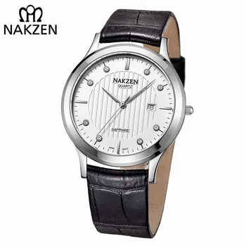 NAKZEN Business Mens Quartz Watches Top Brand Men Sapphire Waterproof Leather watch Male Retro Sports Watch relogio masculino
NAKZEN Business Mens Quartz Watches Top Brand Men Sapphire Waterproof Leather watch Male Retro Sports Watch relogio masculino