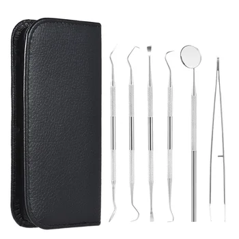 6Pcs Stainless Steel Cleaning Tool Set Explorers Mirror Tooth Scraper Waxing Carving Kit for Hygiene Care
6Pcs Stainless Steel Cleaning Tool Set Explorers Mirror Tooth Scraper Waxing Carving Kit for Hygiene Care