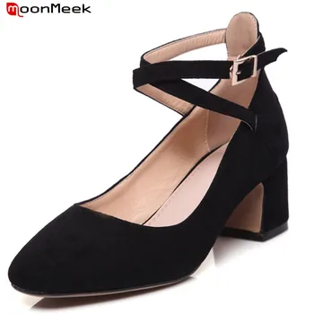 MoonMeek 2020 spring autumn new arrive high heels with buckle square toe simple gentle square heel hot prevail ladies pumps
MoonMeek 2020 spring autumn new arrive high heels with buckle square toe simple gentle square heel hot prevail ladies pumps