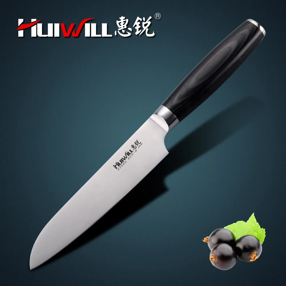 HUIWILL brand 5"Japanese AUS 8 stainless steel Santoku Knife Chef kitchen knives utility knife kitchenwares
HUIWILL brand 5"Japanese AUS 8 stainless steel Santoku Knife Chef kitchen knives utility knife kitchenwares
