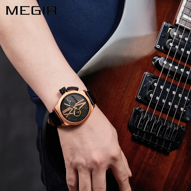 Megir Business Quartz Watch Men Watches Top Brand Luxury Famous Male Clock Leather Wristwatch For Man Hodinky Relogio Masculino
Megir Business Quartz Watch Men Watches Top Brand Luxury Famous Male Clock Leather Wristwatch For Man Hodinky Relogio Masculino