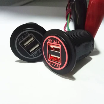 Car Charger 4.2A 5V Dual USB Adapter Waterproof for Motorcycle Boat Mobile Phone M8617
Car Charger 4.2A 5V Dual USB Adapter Waterproof for Motorcycle Boat Mobile Phone M8617