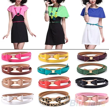 Hot Fashion Women's Candy Color Big Bowknot PU Leather Thin Skinny Waistband Belt 8MGZ
Hot Fashion Women's Candy Color Big Bowknot PU Leather Thin Skinny Waistband Belt 8MGZ