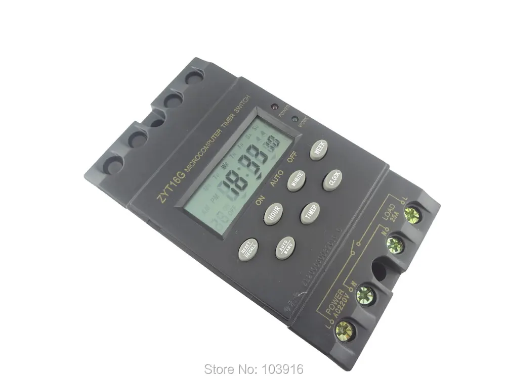 Free shipping 220V Timer Switch Timer Controller program/programmable timer switch 25A amps, LCD display
Free shipping 220V Timer Switch Timer Controller program/programmable timer switch 25A amps, LCD display