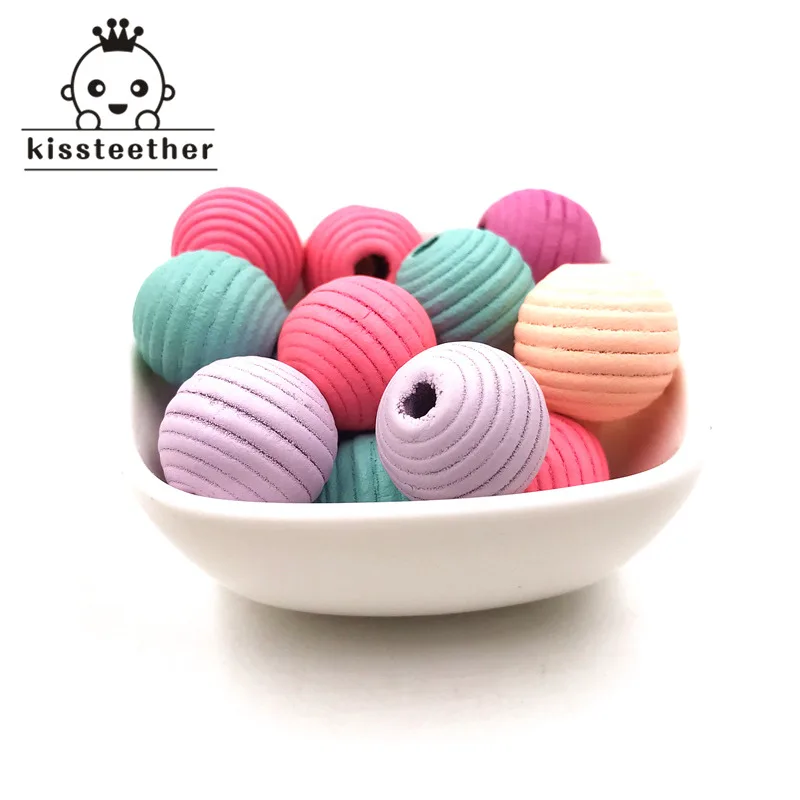 Beehive Wooden Beads 17X18mm Surface Thread Wood for Jewelry Making DIY Baby Pacifier Clip Rattle lollipop |