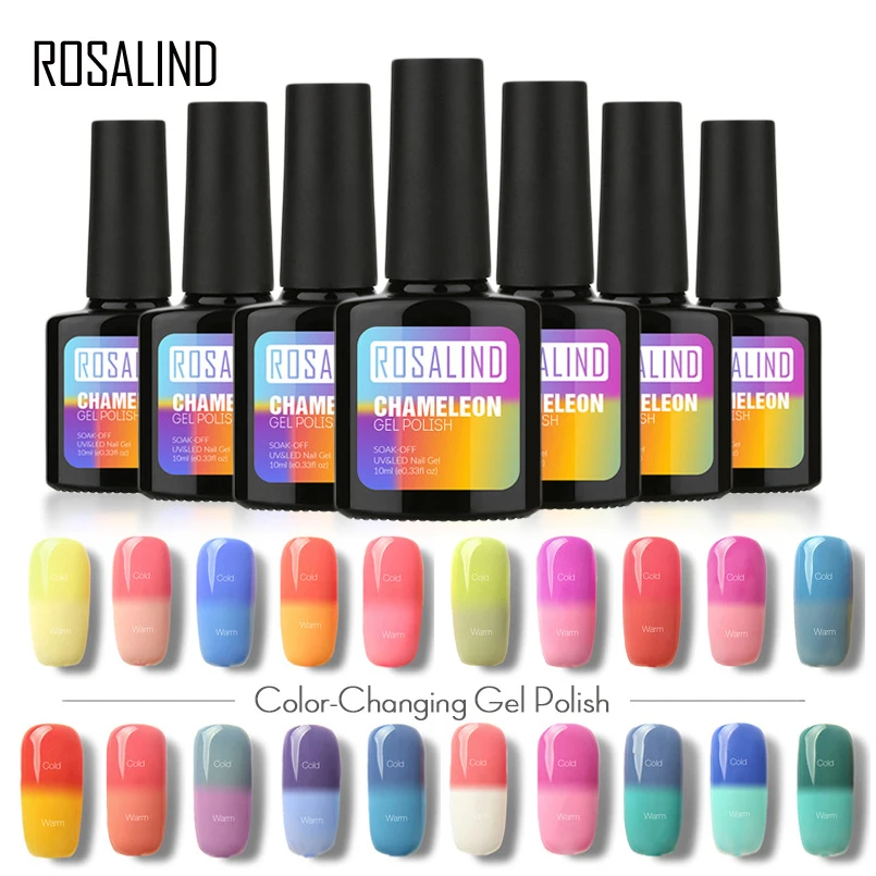 Rosalind Temperature Color Changing Gel Lacquer Manicure Nail Gel Polish UV LED Nail Polish for Nail Gel Beauty Long Lasting
Rosalind Temperature Color Changing Gel Lacquer Manicure Nail Gel Polish UV LED Nail Polish for Nail Gel Beauty Long Lasting