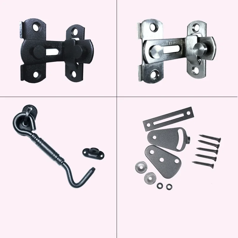 90 Door Buckle Door Latch Hooks Sliding Security Heavy Duty Hook for Locking Barns Sliding Door Single Door Double Door Gate
90 Door Buckle Door Latch Hooks Sliding Security Heavy Duty Hook for Locking Barns Sliding Door Single Door Double Door Gate