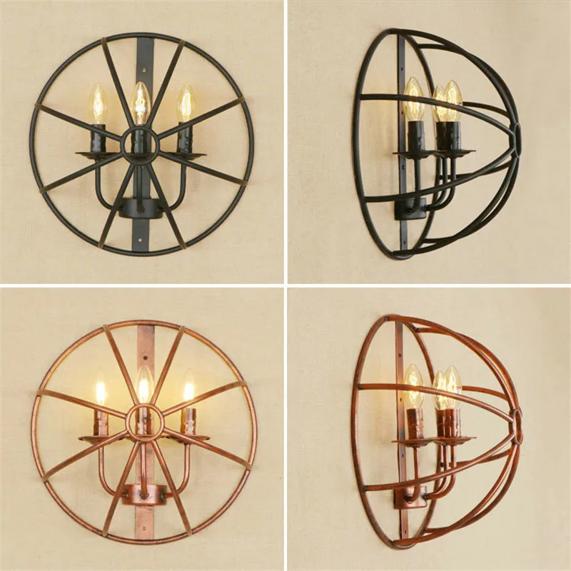 Nordic Loft Style Industrial Vintage Wall Lamp Sconce E14 Black Iron Retro Wall Light Fixtures Indoor Lighting Lampara Pared
Nordic Loft Style Industrial Vintage Wall Lamp Sconce E14 Black Iron Retro Wall Light Fixtures Indoor Lighting Lampara Pared
