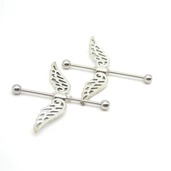 Industrial Piercing Stud Earrings Ear Piercing Wing Tragus Piercing Barbell Straight 14G 40mm
Industrial Piercing Stud Earrings Ear Piercing Wing Tragus Piercing Barbell Straight 14G 40mm