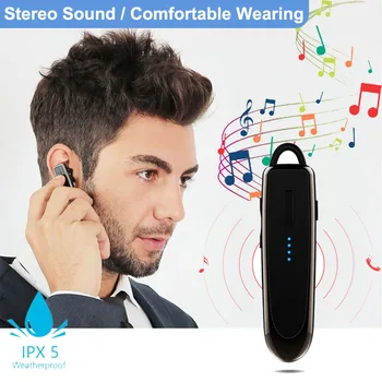 Sport Wireless Business Bluetooth Headset Long Standby Time Earbud Conference Conversation Music headphone with Mic For iPhone
Sport Wireless Business Bluetooth Headset Long Standby Time Earbud Conference Conversation Music headphone with Mic For iPhone