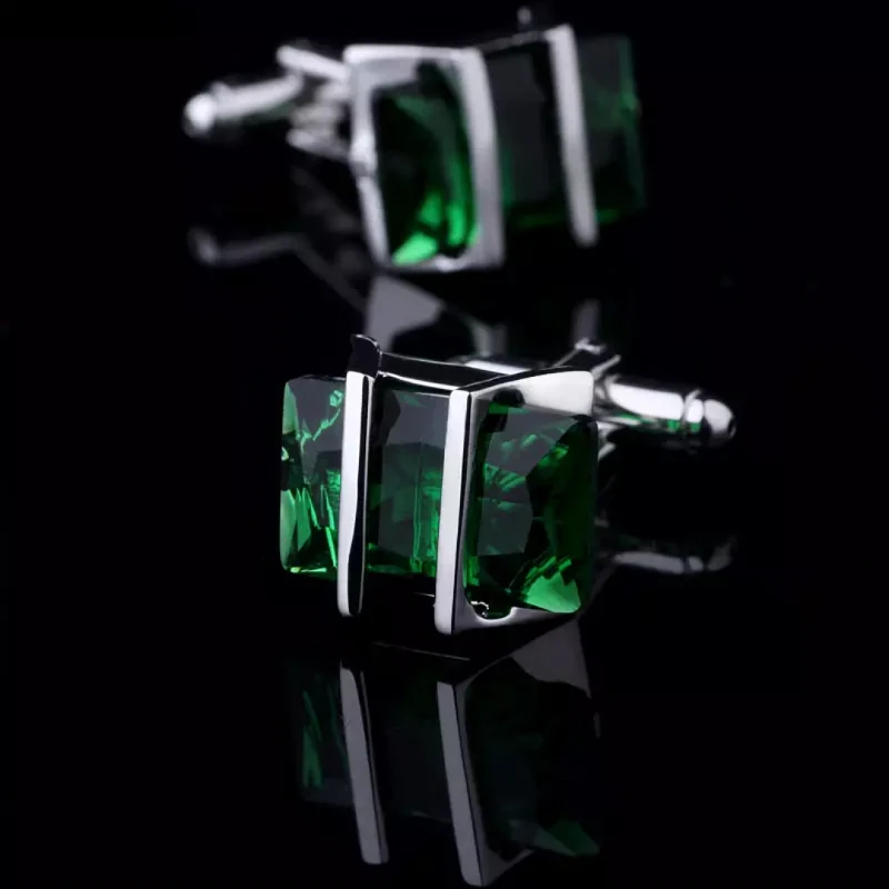 Bridegroom Wedding Evening Party Business Men French Shirts Cuff Links Silvery Cufflinks Green Crystal Cufflink With Gift Bag
Bridegroom Wedding Evening Party Business Men French Shirts Cuff Links Silvery Cufflinks Green Crystal Cufflink With Gift Bag