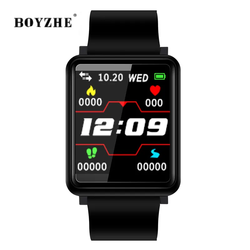 BOYZHE Fitness Sport Smart Bracelet Heart Rate Tracker Waterproof Color Screen Pedometer Tracker Bluetooth Smart Wristband+BOX
BOYZHE Fitness Sport Smart Bracelet Heart Rate Tracker Waterproof Color Screen Pedometer Tracker Bluetooth Smart Wristband+BOX