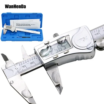 Stainless Steel Digital Caliper Messschieber Caliper Electronic Vernier Micrometro High precision waterproof IP54 caliper tools
Stainless Steel Digital Caliper Messschieber Caliper Electronic Vernier Micrometro High precision waterproof IP54 caliper tools