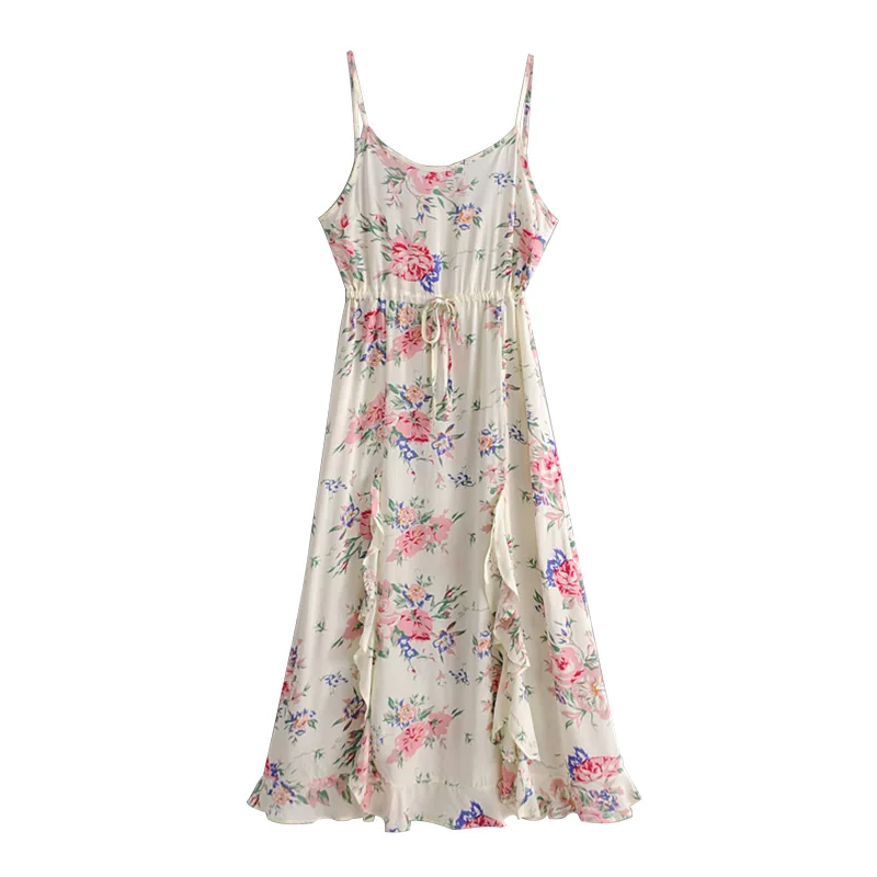 GYPSY Boho Chic Summer Vintage Floral Print Ruffles Strap Dress Women Fashion Bandage V Neck Slit Beach Dresses Femme Vestidos
GYPSY Boho Chic Summer Vintage Floral Print Ruffles Strap Dress Women Fashion Bandage V Neck Slit Beach Dresses Femme Vestidos