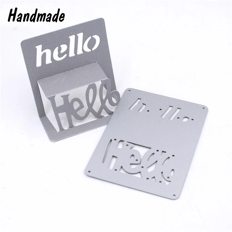 3D Stereo Hello Metal Cutting Dies Scrapbooking Photo Album Paper Card Embossing Folder Stencils Template Craft DIY
3D Stereo Hello Metal Cutting Dies Scrapbooking Photo Album Paper Card Embossing Folder Stencils Template Craft DIY