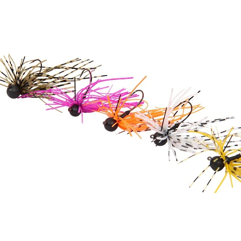 1pcs tungsten fishing weights hooks rubber jig 2.5g 3.5g lead jig head fishing hook anzuelos acero carbono fishing accessories
1pcs tungsten fishing weights hooks rubber jig 2.5g 3.5g lead jig head fishing hook anzuelos acero carbono fishing accessories
