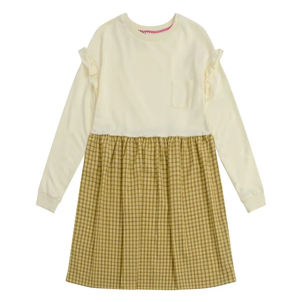 Preppy Style Casual Women Sweet Dress Long Sleeve Ruffle Plaid Teenage Student Dress Loose O Neck 2018 Autumn Girl Dresses
Preppy Style Casual Women Sweet Dress Long Sleeve Ruffle Plaid Teenage Student Dress Loose O Neck 2018 Autumn Girl Dresses