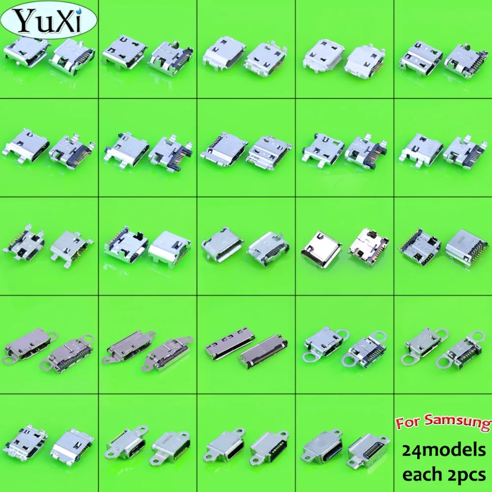 YuXi 48X Dock micro usb jack socket Connector charger Charging Port for Samsung Galaxy Tab 3 J5 J7 S2 S3 S4 S5 S6 S7 S8 Note 3 4
YuXi 48X Dock micro usb jack socket Connector charger Charging Port for Samsung Galaxy Tab 3 J5 J7 S2 S3 S4 S5 S6 S7 S8 Note 3 4