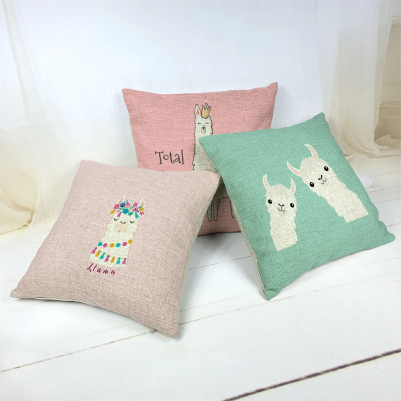 2019 New Cartoon Animal Pattern Throwing Pillowcase Colorful Alpaca Kids Holiday Gift Home Sofa Decoration Cushion Cover 45X45Cm
2019 New Cartoon Animal Pattern Throwing Pillowcase Colorful Alpaca Kids Holiday Gift Home Sofa Decoration Cushion Cover 45X45Cm