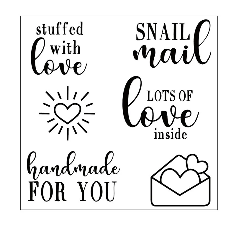 14x14 love mail rubber stamp Transparent Clear Stamps Silicone Seals for DIY scrapbooking photo album Card Making
14x14 love mail rubber stamp Transparent Clear Stamps Silicone Seals for DIY scrapbooking photo album Card Making