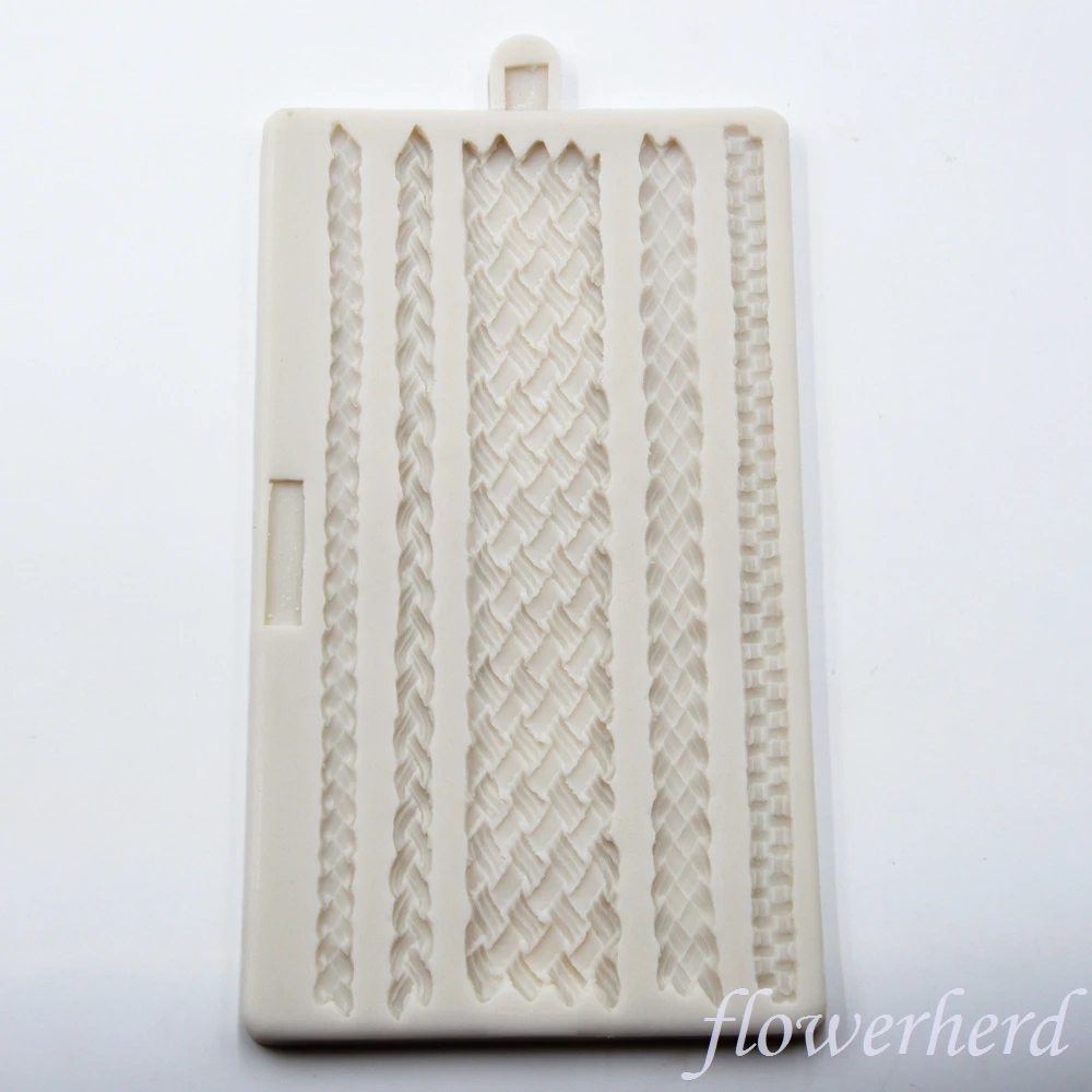 1set Plait Border Mould Crochet Piece Mould DIY New Kind Baby Birthday Cake Mold Fondant Chocolate Silicone Mold Candy Mold
1set Plait Border Mould Crochet Piece Mould DIY New Kind Baby Birthday Cake Mold Fondant Chocolate Silicone Mold Candy Mold