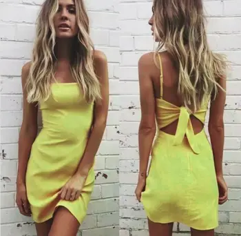 Women Summer Dress Boho Backless Slim Fit Evening Party Beach Dress Fashion Sleeveless Ladies Girl Sundress 
Women Summer Dress Boho Backless Slim Fit Evening Party Beach Dress Fashion Sleeveless Ladies Girl Sundress