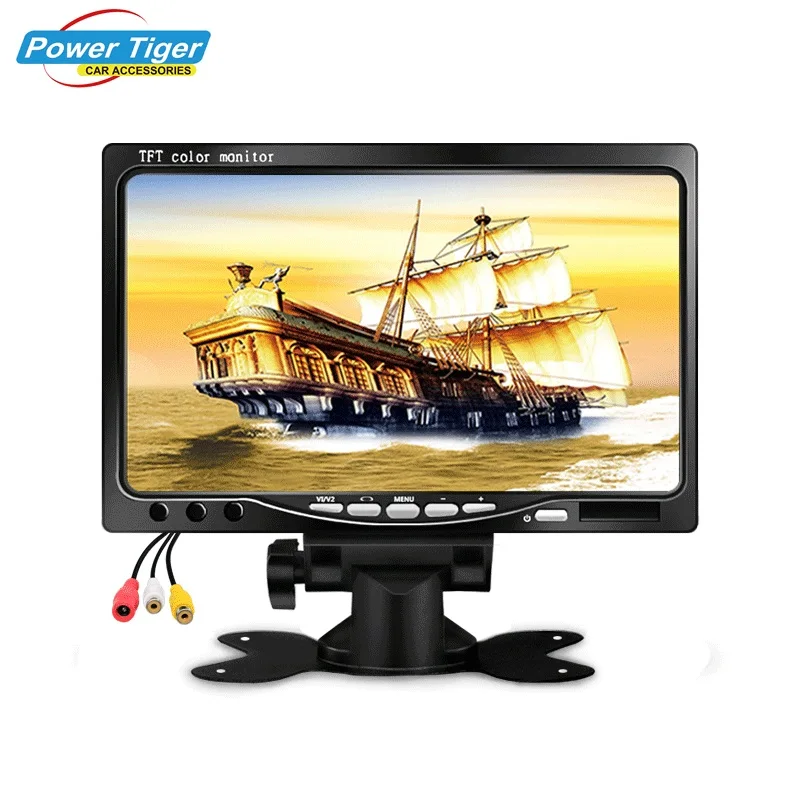 7 inch Rear View Car Monitor Camera Auto Parking Backup Reverse Monitor HD 800*480 tft-lcd Screen 2 Mounts/Brackets Optional
7 inch Rear View Car Monitor Camera Auto Parking Backup Reverse Monitor HD 800*480 tft-lcd Screen 2 Mounts/Brackets Optional