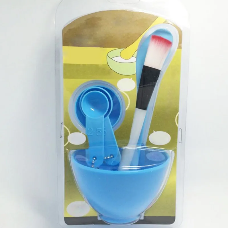Plastic 4 in 1 DIY Facial Beauty Mask Bowl Women Ladies Cosmetic Tool Mixing Spong Brush with Stick Brush Set
Plastic 4 in 1 DIY Facial Beauty Mask Bowl Women Ladies Cosmetic Tool Mixing Spong Brush with Stick Brush Set