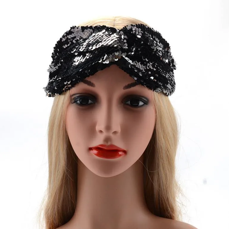 free shipping 100pcs 10''*4.5''knot Sequin Girls Headband Mermaid Elastic Fabric Hairband two tone Wide Head Band For Female
free shipping 100pcs 10''*4.5''knot Sequin Girls Headband Mermaid Elastic Fabric Hairband two tone Wide Head Band For Female