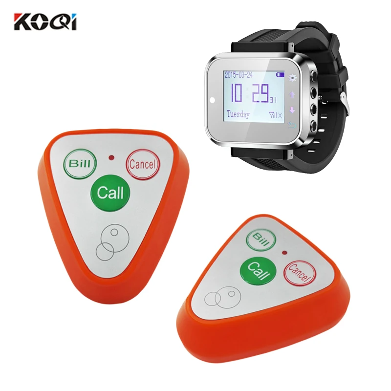 50pcs calling button 3pcs watch pager waiter call system waitress paging system
50pcs calling button 3pcs watch pager waiter call system waitress paging system