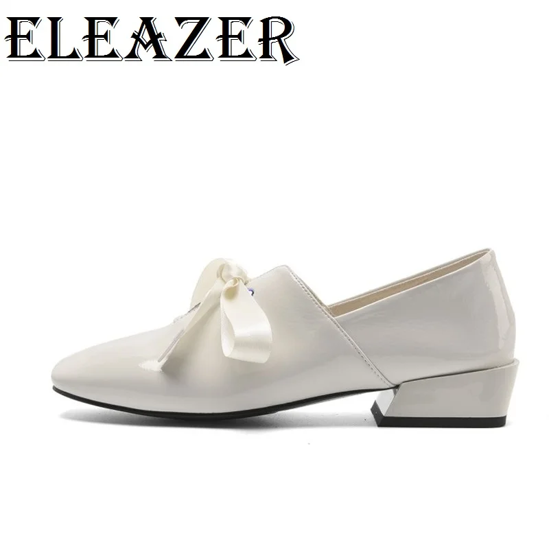 Spring and summer women's shoes fashion casual shoes square head Loafer shoes cowhide leather bow-knot
Spring and summer women's shoes fashion casual shoes square head Loafer shoes cowhide leather bow-knot