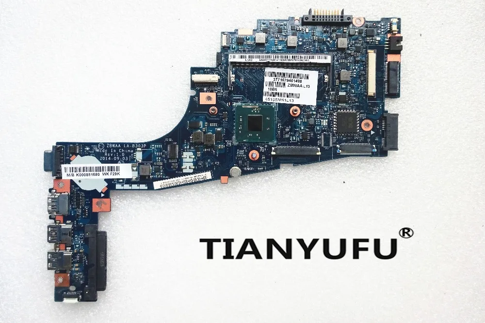 C55 C50 motherboard LA-B303P For Toshiba Satellite C55-B5202 C55 C50 C50-B C55-B Laptop Motherboard with cpu tested 100% work
C55 C50 motherboard LA-B303P For Toshiba Satellite C55-B5202 C55 C50 C50-B C55-B Laptop Motherboard with cpu tested 100% work