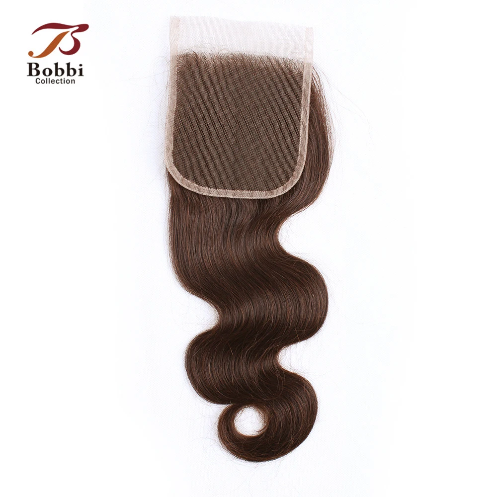 Bobbi Collection Color 4 Chocolate Brown Body Wave Hair 2 3