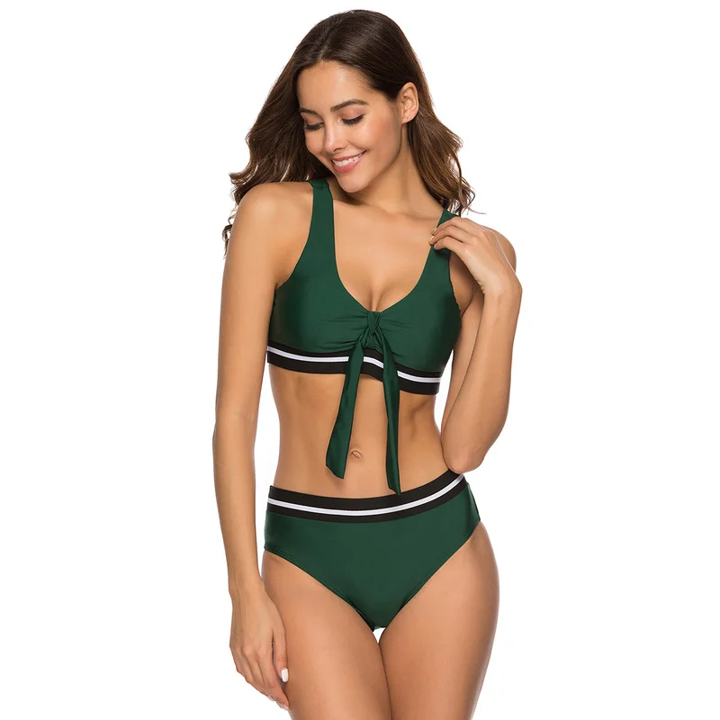 Bathing Suits for Women Bikini 2019 Mid Waist Wire Free Thong Bikini Swimwear Women Solid Brazilian Two Piece Fashion Swimsuit
Bathing Suits for Women Bikini 2019 Mid Waist Wire Free Thong Bikini Swimwear Women Solid Brazilian Two Piece Fashion Swimsuit